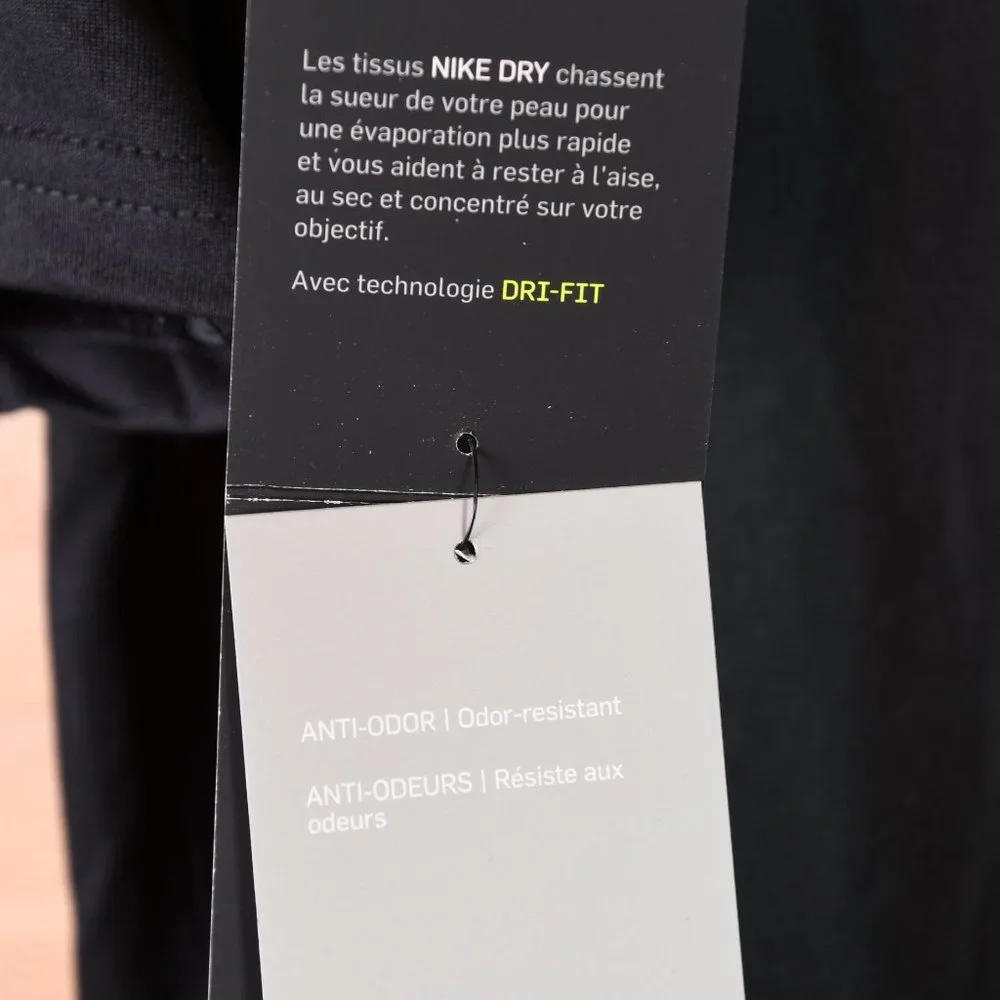 Nike Dri Fit short sleeve training t-shirt (black)- XL - Picture 4 of 13